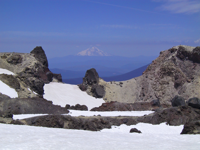 Mount Shasta From Summit Of Mount Lassen